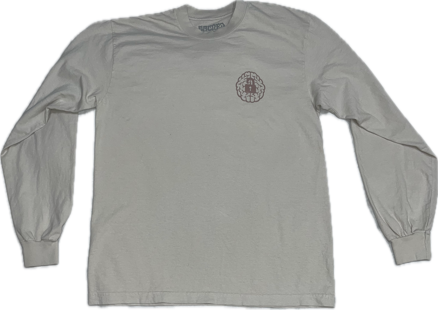 Brain Logo Long Sleeve / Cement