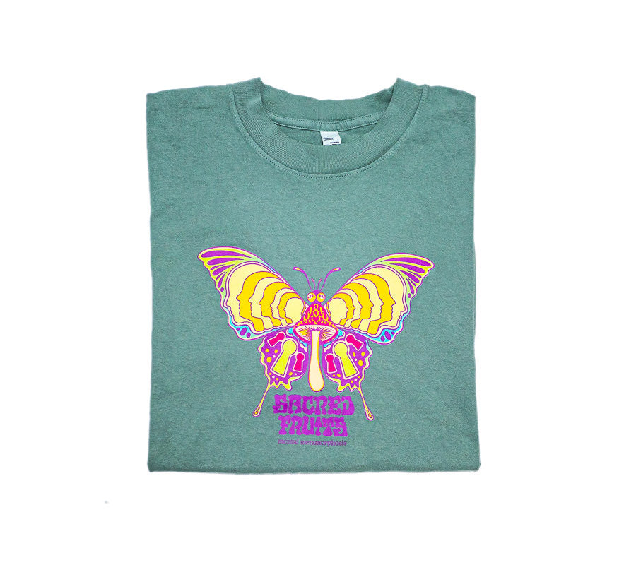 Mental Metamorphosis T-Shirt Sage Green
