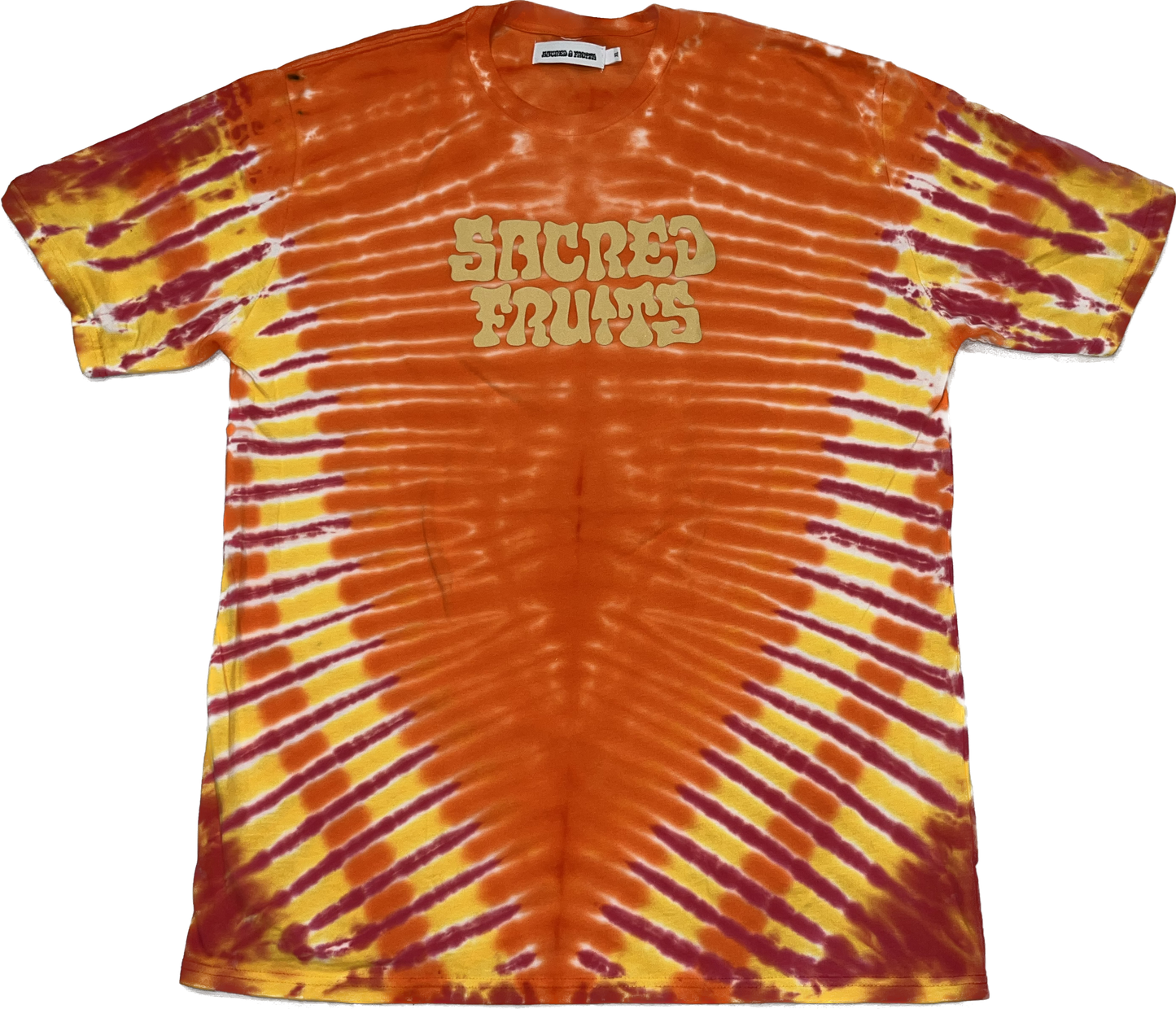 Orange Trapis Tie Dyed T-Shirt